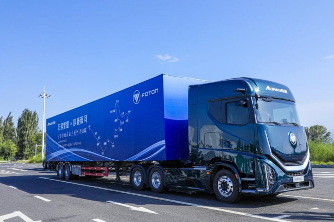  北京至包头！欧曼银河全球价值品鉴之旅（混动篇）：运输时效有保障 用户品鉴赢盛赞